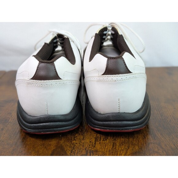 s-l400.jpg Footjoy Greenjoys Golf Shoes Men\'s Tan & White  Size 13M